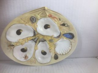 Two Antique Union Porcelain (UPW) Oyster Plates Tiffany & Co. 2