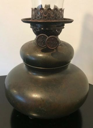 Tiffany Studios Bronze Oil Lamp Base