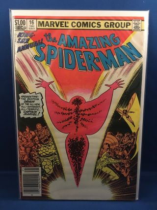 The Spider - Man King Size Annual 16 Marvel Comics 1982