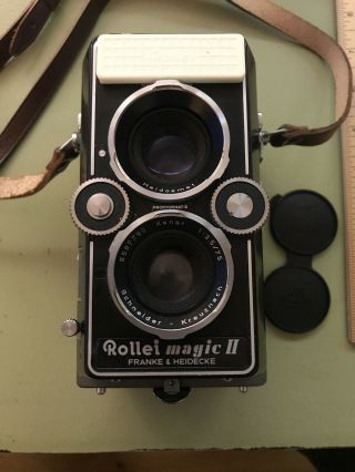 Vintage Rollei Magic Ii Franke & Heidecke Camera Near In Case
