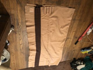 2 Twin Vtg 1930 ' s Hudson Bay HBC Wool 4 Point Blanket Brown Dark Brown Stripe 3