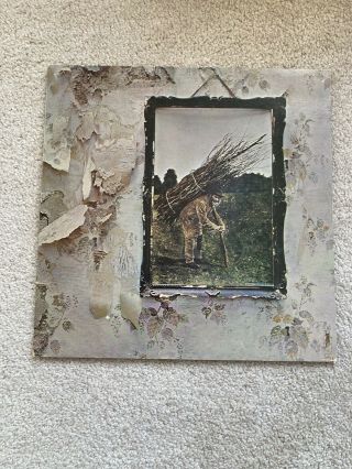 Vtg 1971 Led Zeppelin Iv 4 Zoso Album Record Lp Sd 7208 Play