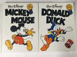 Walt Disney Best Comics Donald Duck Mickey Mouse Hc Hardcover Oversize B23 9/10