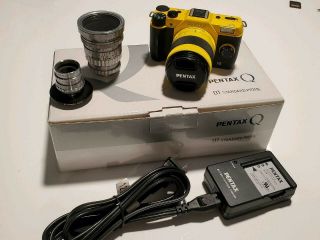 Pentax Pentax Q7 W/ 5 - 15mm And Two Vintage Lenses