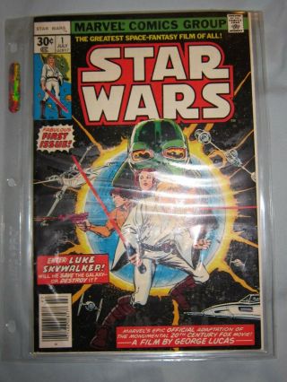 Star Wars 1 Marvel Comics 1977 Howard Chaykin Art/ W/upc Code Comic Book
