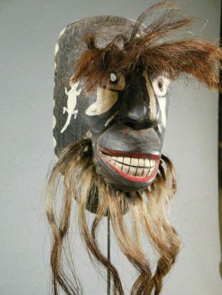 Vintage,  Danced,  Ethnographic,  Yaqui Indian Pascola Dance Mask,  Sonora,  Mexico 2