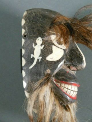 Vintage,  Danced,  Ethnographic,  Yaqui Indian Pascola Dance Mask,  Sonora,  Mexico 3