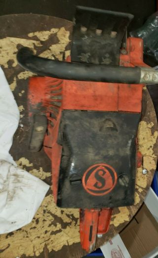 Vintage Sachs Dolmar Kms - 4 Wankle/rotary Engine Chainsaw parts power head rare 2