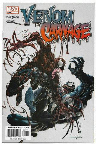 Venom Vs Carnage 1 Nm 2004 First Toxin Marvel Comics