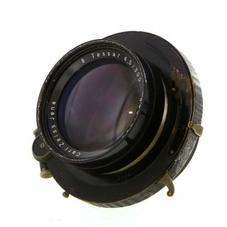 Vintage Carl Zeiss Jena 300mm F/4.  5 Tessar Large Format Lens Ug