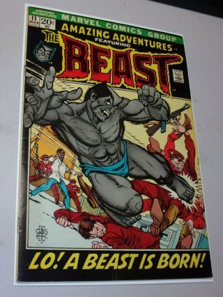 Adventures Featuring The Beast 11 1st Appearance Of Gray Beast Fur