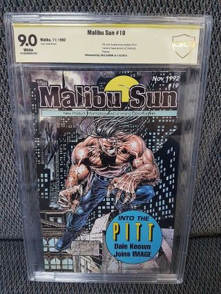 Malibu Sun 19,  Cbcs,  9.  0/vf To Nm,  Signed By Dale Keown