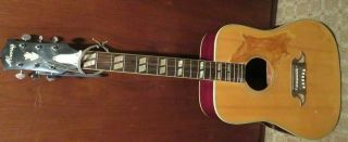 Alvarez 5024 Dove Acoustic Guitar Ser 1081 Project Guitar W/case