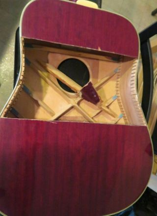 Alvarez 5024 Dove Acoustic Guitar Ser 1081 Project Guitar w/case 3