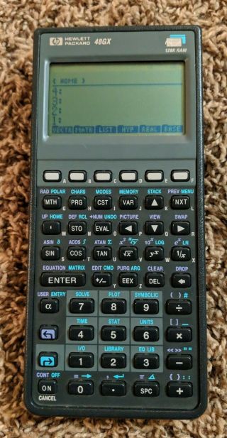 Hp 48gx Calculator 128k Ram Vintage Engineering