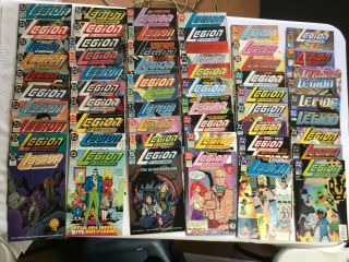 Legion Of - Heroes 1 - 56 Complete,  Annual 0 - 2 Dc Comics 1989 - 94