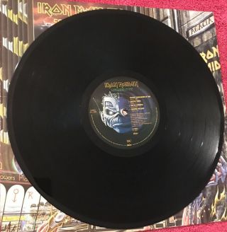 Vintage Iron Maiden “Somewhere In Time” 1986 Vinyl 3
