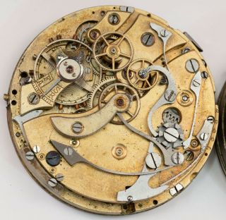 Antique chronograph repeater pocket watch movement,  chronograph movement Parts 3