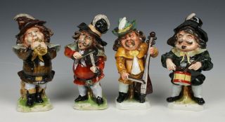 Rudolstadt Ernst Bohne Sohne Figurines " Four Musicians " Worldwide