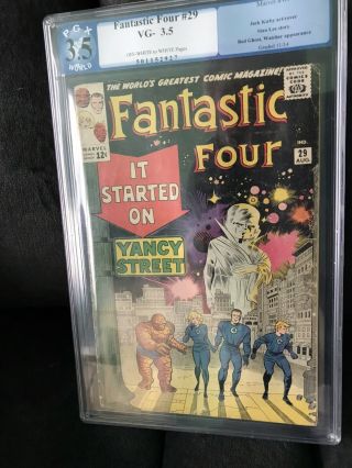 Fantastic Four 29 Pgx 3.  5 (aug 1964,  Marvel)