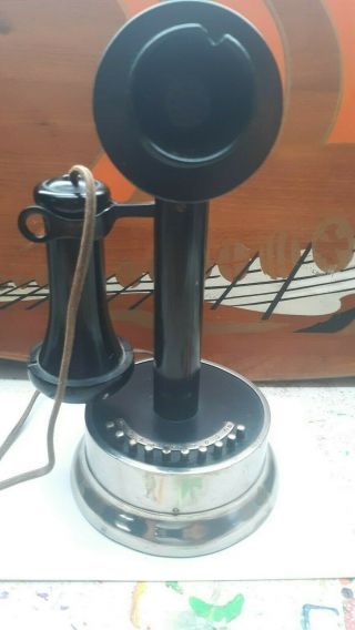 Vintage S.  H.  Couch Company Candlestick Phone Intercom 10 Button