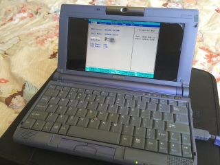 RARE vintage Sony VAIO C1 Pentium II 400MHz PCG - C1 XG UMPC with Acc. 3