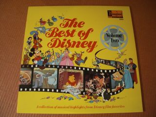 Vinyl Lp Record 1978 Walt Disney " The Best Of Disney Volume Two " 2503