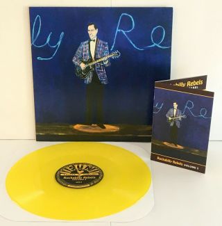 Rockabilly Rebels 3 Lp Record Yellow 180 Gram Vinyl Jerry Lee Lewis Carl Perkins