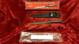 Extremely Rare Vintage Gil Hibben Uc441 - Ds Dark Shadow Knife W/sheath - Lnib