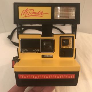 Rare,  Vintage Mcdonald’s Polaroid 600 Instant Camera