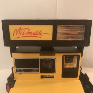 RARE,  Vintage McDonald’s Polaroid 600 Instant Camera 2
