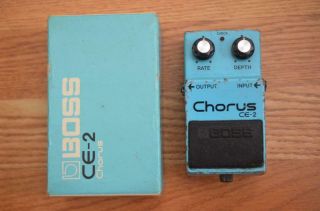 Boss Ce - 2 Chorus Vintage Guitar Effects Pedal - Black Label Mij Ce2 W/ Box