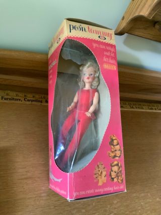 12” Ideal Pos’n Tammy (pc) Leotard,  Tutu,  Stand,  Some Curlers