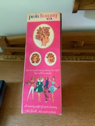 12” Ideal Pos’n Tammy (PC) leotard,  tutu,  stand,  some curlers 2