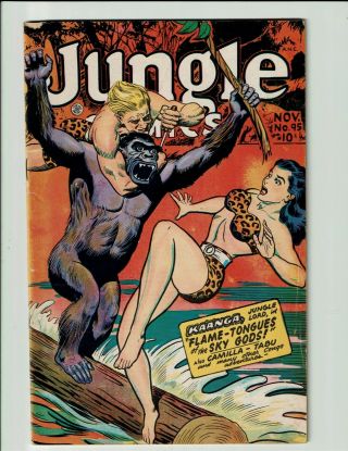 Jungle Comics 95 Fiction House Pre Code Sexy Jungle Rare To