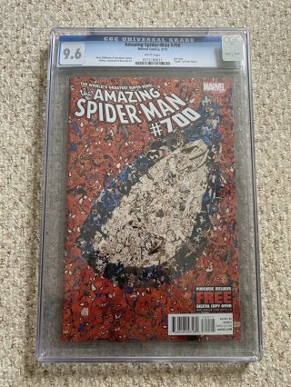 The Spider - Man 700 Cgc 9.  6 (february 2013,  Marvel)