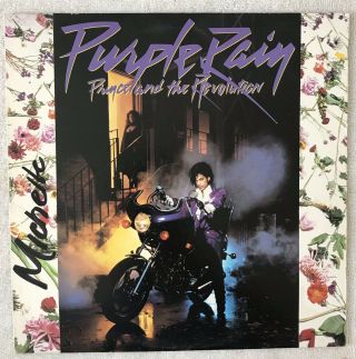 Prince - Purple Rain - Vg,  Vinyl Lp Record W/ Printed Sleeve,  No Poster