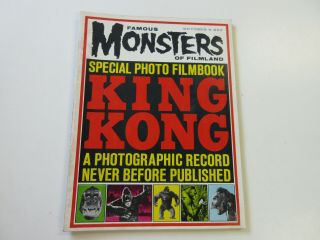 Famous Monsters Of Filmland 4 Vol.  5 (october - 1963) - Special Photo King Kong