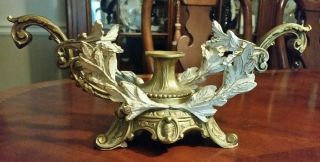 Antique Fish Bowl Stand French Louis Xv Style Gilt Ormolu Table Top