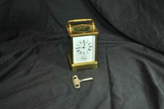 Antique French Carriage Clock With Key