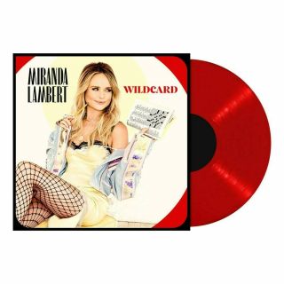 Miranda Lambert - Wildcard - Translucent Red Vinyl Record Double Lp