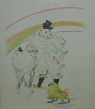 Henry De Toulouse Lautrec Lithograph Limited Edition 290/375 " Ring Master "