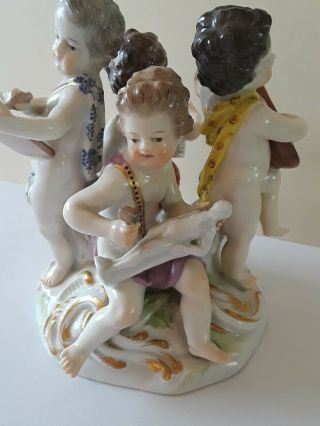 Meissen Porcelain Group ALLEGORICAL OF THE ARTS Model 1684 19th Century 2