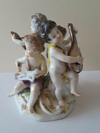 Meissen Porcelain Group ALLEGORICAL OF THE ARTS Model 1684 19th Century 3