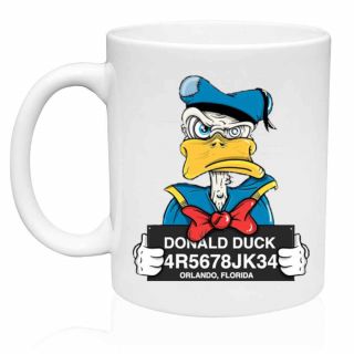 Disney Character - Mug Shots - Donald,  Mickey,  Goofy,  And More Coffee Mugs
