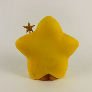 Enesco Lucy Rigg Bear Yellow Star 1988 Figure Christmas Nativity 3