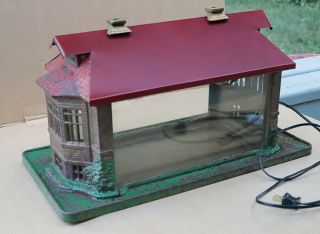 Vintage Cast Iron Fish Tank Building Aquarium Jewel Mfg 1920s