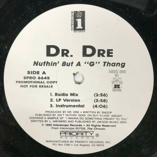 Dr.  Dre Nuthin 