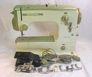 Vintage Bernina Record 530 - 2 Sewing Machine W/ 10 Feet Runs