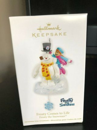 Hallmark 2012 Frosty The Snowman Frosty Comes To Life Ornament